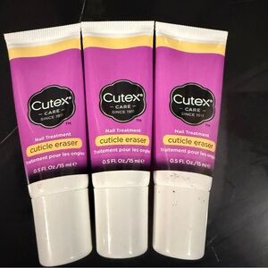 Cutex Cuticle Eraser - 3 pack - .5 ounces each